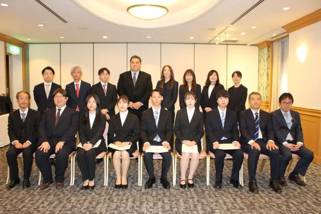 2025年入社式　集合写真