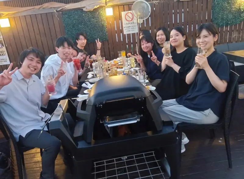 四谷・浦和の税理士法人YFPクレアの中途メンバーによるBBQ