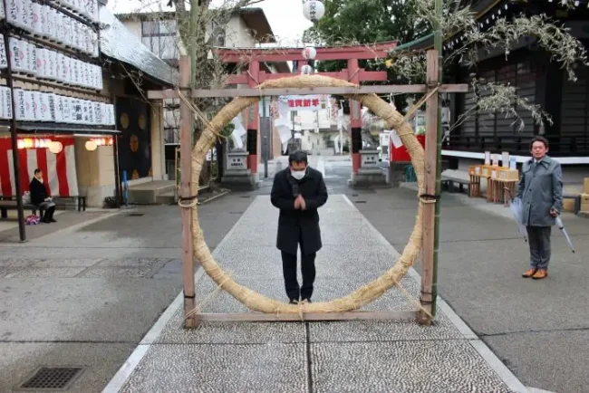四谷の須賀神社で初詣