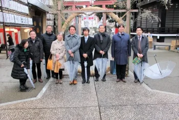 初詣に須賀神社