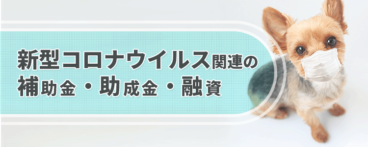 新型コロナウイルス関連の資金繰り情報①　助成金・補助金・給付金